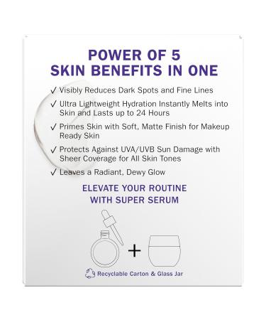 Olay Super Cream with Sunscreen SPF 30 Lightweight Face Moisturizer with Sun Protection 5-in-1 Skin Care Benefits - Hydrating Brightening Firming - Niacinamide Vitamin C Collagen Peptide 1.7 oz Floral and Ginger 1.7  - Buy Online on GoSupps.com