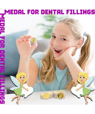 Buy HJFH Gold Tooth Fairy Coins | 20pcs Tooth Fairy Gifts for Boys & Girls - Perfect Keepsake - Buy Online on GoSupps.com