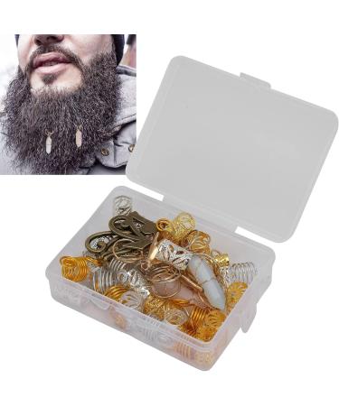 Alloy Beard Beads Hair Beads Set Retro Exquisite Jewelry for Pendant Bracelet - Buy Online on GoSupps.com