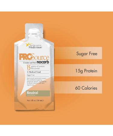 Buy Medtrition NoCarb Liquid Protein Packets - Neutral Flavor (100 Pack) | International Shipping Available - Buy Online on GoSupps.com