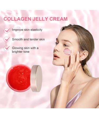 Godneei 100ml collagen cream for face lightly scented collagen jelly cream pink colloid collagen cream for face firming face cream - Buy Online on GoSupps.com