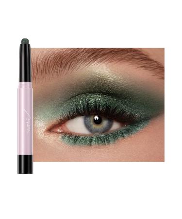 Eyeshadow Stick Metallic Shimmer Cream Eyeshadow Pencil Eye Brightener Stick Smoky Eye Shadow Pen Waterproof Highlighter Makeup Stick For Girls Women Sparkling Eye Makeup (Pearlescent))