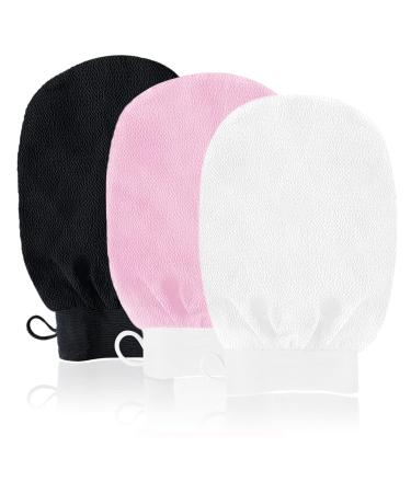 URAQT Exfoliating Gloves 3 Pack Body Scrub Glove Bath SPA Exfoliating Mitts Dual-Sided Deep Clean Exfoliation Scrubbing Mitt Dead Skin Remover Glove Deep Body Scrubber for Women and Men 3 Pcs - Buy Online on GoSupps.com