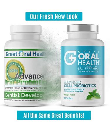 BLIS K12 M18 Oral Probiotics for Bad Breath Treatment - 60 Mint Lozenges, Dentist Formulated, eBook Included - Buy Online on GoSupps.com