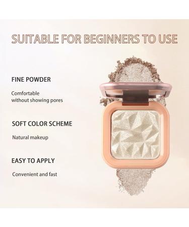 Shefave Highlighter Makeup Palette - Highly Pigmented Shimmer Colours for Long-Lasting Silky Makeup - 04 Beige Gold (40g) - Buy Online on GoSupps.com