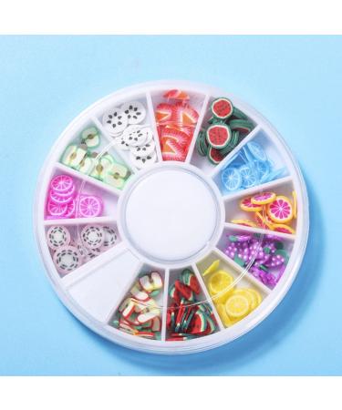 Buy Remorui Mini Colorful Mixed Nail Art Slices - 3D Fruit & Flower Shapes for DIY Nail Art | International Shipping Available - Buy Online on GoSupps.com