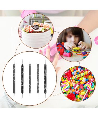 5 Nail Dotting Drawing Tool Dotting Tools Manicure Drill Drawing Nails Brush Miniature Painting Brushes Nail Liner Brush Dotting Pen Multifunctional for Black - Buy Online on GoSupps.com