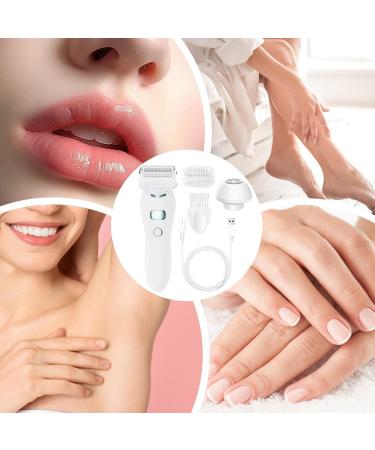 Trimmer for Women Portable Electric Shaver Facial Shaver Waterproof Hair Clipper for Women Versatile Personal Hairdresser for Women and Girls White - Buy Online on GoSupps.com