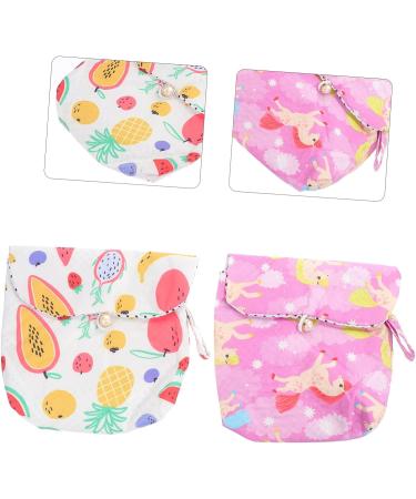 Healifty Women's Wallets 2 Pcs Napkin Storage Bag Set - Cute Makeup Bag for Travel - Portable Napkin Pouch & Coin Bag - Menstrual Cushion Holder - Buy Online on GoSupps.com