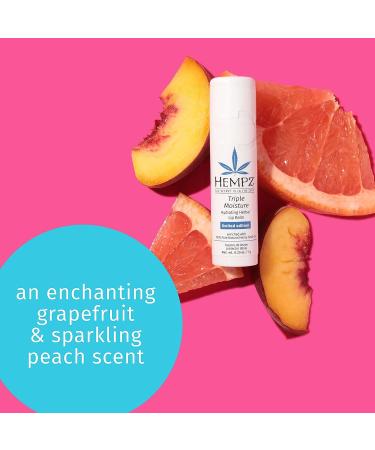 Hempz Triple Moisture Herbal Lip Balm 0.25 oz - Pack of 1 | Hydrating Lip Care - Buy Online on GoSupps.com