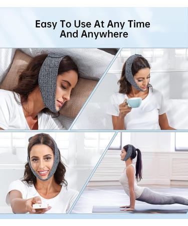 Double Chin Reduce Band & Sleep Headphones 2in1 - Sleepbeauty V Line Mask with Thin Stereo Speakers - Buy Online on GoSupps.com