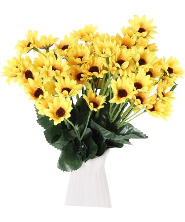 Zerodeko 3pcs Sunflower Plant Decor Bouquet Decors Flower Arrangement Bouquets Ramo De Flores Artificiales Artificial Flower Bouquets Home Decoration Plants Decor Silk Flower Wedding Bundle As Shown 33X17X17cm - Buy Online on GoSupps.com
