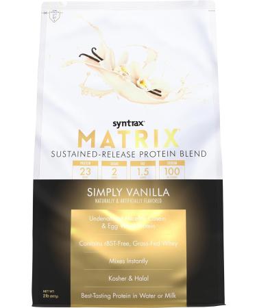 Syntrax Nutrition Matrix Protein Powder - Simply Vanilla - 2lb - Buy Online on GoSupps.com