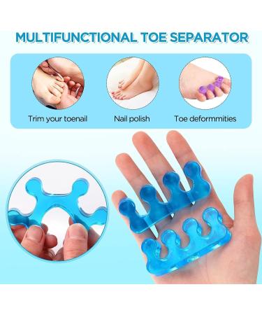 Gel Toe Separators - Relaxing Toe Stretchers for Pedicure & Nail Art - Buy Online on GoSupps.com