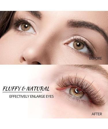 DIY Cluster Lash Extensions 78 PCS | Crislashes Soft Lash Clusters 13 Rows | Reusable at Home | F13 Mix 8-16mm | Brown-D-Curl-mix8-16 - Buy Online on GoSupps.com