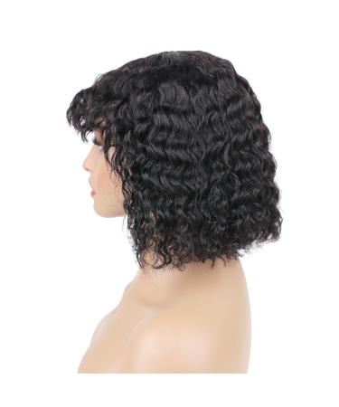 Wigs for Women With Bangs - 10inch - water bob wig - Buy Online on GoSupps.com