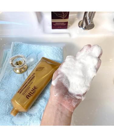 AILKE BOOST LUSTER AILKE Amino Acid Moisturizing & Whitening Facial Cleanser Oil Control Deep Clean Impurities & Makeup Reduce Pimples Blackhead Facial Wash 120 g Pack of 1 1 copy - Buy Online on GoSupps.com