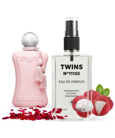 TWINS Impression of PARFUM Delina | Perfume for Women Eau de Parfum | No.11155 | 3.4 Fl Oz / 100 ml Parfums de Marly Delina Impression