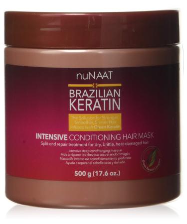 Nunaat Naat Brazilian Keratin Intensive Hair Mask  17.6 oz (500g)