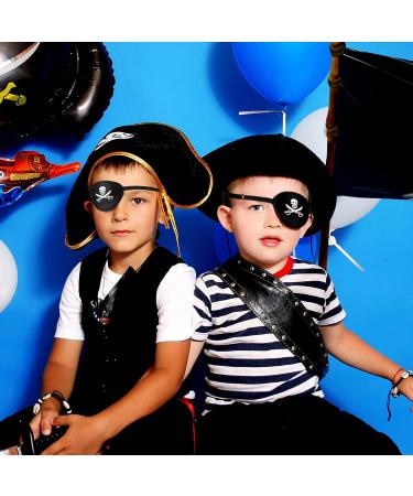 6 Pieces Pirate Eye Patch Black One Eye Skull Patch Pirate Captain Eye Patch Skull Crossbone Eye Patch 3D Adjustable Single Eye Patch Eye Mask for Adults Kids Party Favors Decorations - Buy Online on GoSupps.com