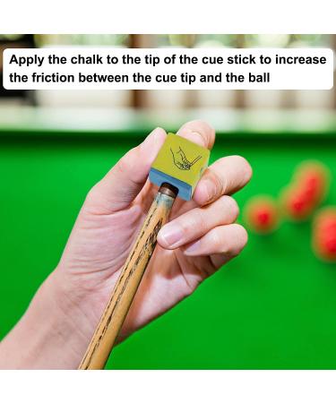 Set of 4 Pool Table Cleaning Tools with Cue Shaft Cleaner Cloth and Billiard Cue Chalk - Pool Table Accessories for Billiards, Rail Brush Included - Buy Online on GoSupps.com