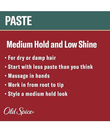 Old Spice Men's Hair Styling Paste 2.22 oz - Strong Hold and Matte Finish - Buy Online on GoSupps.com