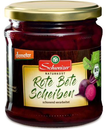Swiss organic demeter beetroot slices (6 x 330 gr)