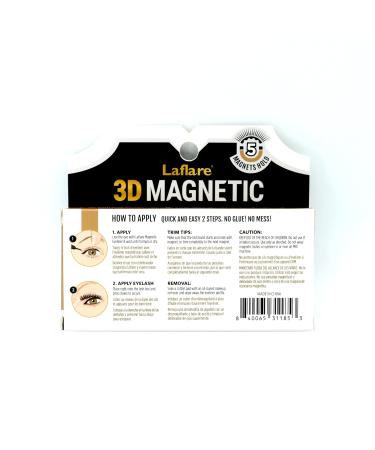Laflare 3D Magnetic Eyelashes - Natural Look Reusable False Lashes No Adhesive Required | Shop Internationally - Buy Online on GoSupps.com