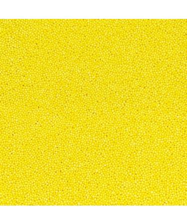 A Pinch Of - 100s and 1000s - Yellow Cake Topper Sprinkles - 30g Edible Matt Ball Cupcake Decorations - Perfect for Weddings Christenings & Easter Parties - Buy Online on GoSupps.com