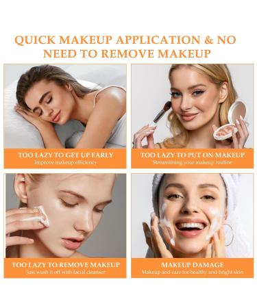 BSMAX 2Pcs Five Vitamin C Tone-Up Cream Five Vitamin C BB Cream Natural Makeup Tone-Up Lazy Concealer for All Skin Types & Daily Use - Buy Online on GoSupps.com