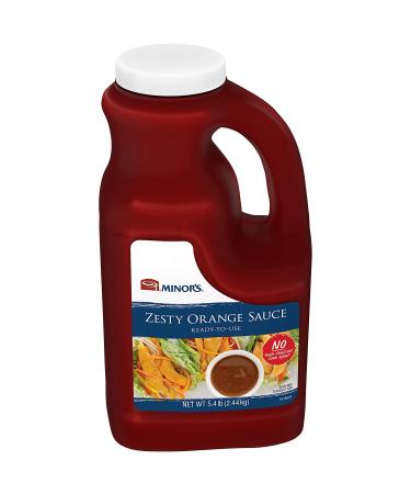Minor's Zesty Orange Stir Fry Sauce & Glaze 5 lb 6.4 oz Bulk Bottle - Buy Online on GoSupps.com