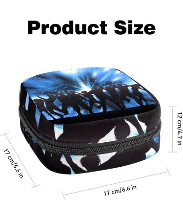 Party Background Sanitary Napkin Storage Bag Feminine Menstrual Cup Pouches Nursing Pad Holder Tampon Bags Portable Period Bag for Women Teen Girls 1Pcs Multi-colored 8 - Buy Online on GoSupps.com
