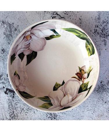 SHAOHUASC Creative Flower Series Plate Lily Flower deep Dish