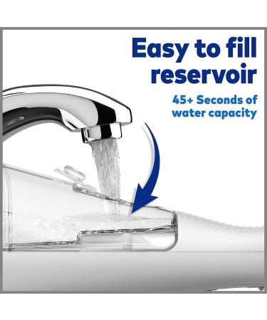 Waterpik Cordless Plus Water Flosser WP-450 - Rechargeable Portable & ADA Accepted - 4 Tips for Home & Travel - Buy Online on GoSupps.com