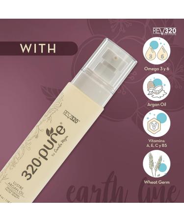 Rev320 Lustre Argan Oil - Professional Grade Styling Oil for Heat Protection, Frizz Control, and Color Protection - Buy Online on GoSupps.com