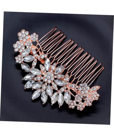 Ipetboom 1pc Womens Hair Clips Rhinestone Hair Comb Hair Barrettes for Women Hair Combs Bridal Haircombs Alloy Haircombs Rhinestone Haircombs for Women European and American Bride Headgear - Buy Online on GoSupps.com
