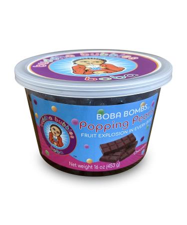 Chocolate Bursting Boba Pearls by Buddha Bubbles Boba - Dessert Topping - Buy Online on GoSupps.com