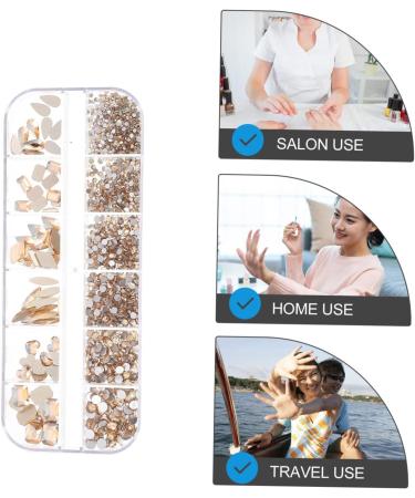 Ipetboom 1 Box Nail Art Flat Drill Rhinestones for Nails DIY Manicure Nail Jewelry Nail Patches Nails Gems Nail Jewels Rhinestones Nails Rhinestones Nail Art Gems Boutique Glass Decorations - Buy Online on GoSupps.com
