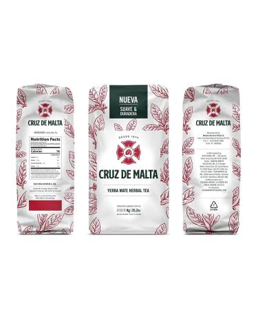 Yerba Mate by Cruz de Malta 2.2 lb 2.2 Pound (Pack of 1)