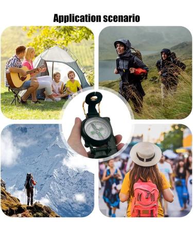 Compass Outdoor | Durable Aluminum Alloy Compass for Hunting Hiking & Camping Adventures - Buy Online on GoSupps.com