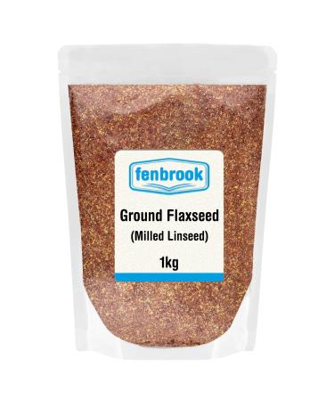 Ground Linseed (Cold Milled Flaxseed) 1kg by Fenbrook