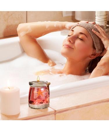 Oceans Theme Gel Candle - Blue Purple Pink Scented | Starfish Whelk Aromatherapy for Meditation & Relaxation | 2024 New Release - Buy Online on GoSupps.com
