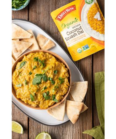 Tasty Bite Organic Coconut Squash Dal - Mild | 10 oz (285 g) - Healthy Indian Dish - Buy Online on GoSupps.com