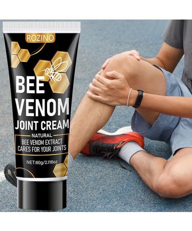 Bee Venom Joint Cream for Knees & Joints - Lightweight Moisturizing Cream for Dry Skin Fast Absorbing & Non-Greasy Formula - Supports Comfortable Movement (2.116OZ) 2.116 Ounce - Buy Online on GoSupps.com