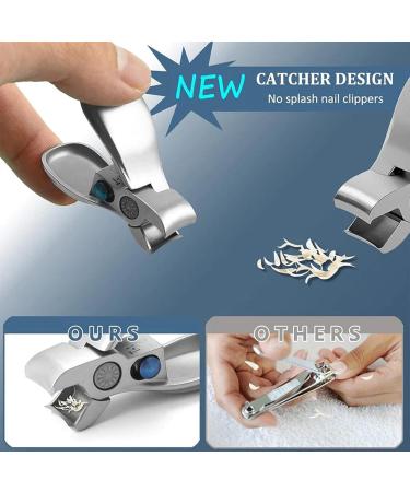 Nail s- Nail Grooming Tool Wide Jaw Nail Cutter | Extra Large Opening Nail s Sturdy Thick Fingernail Toenail s Cutte Stainless Steel Nail s Cutter for Men Women 2 Piece Set - Buy Online on GoSupps.com