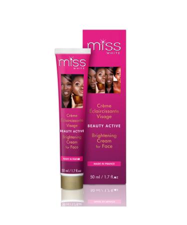 FAIR & WHITE Miss White Skin Brightening Cream for Face - 1.7 fl oz / 50 ml Beauty Active Cream for Age Spots Wrinkles & Brown Spots - Buy Online on GoSupps.com