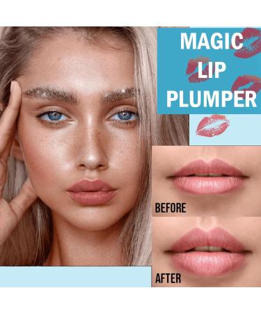 Lip Plumper Lip Gloss Lip Maximizer Balm Plumper Lip Extreme Volume Healthy Enhancer Hydrated Lips Moisturize Eliminate Dryness Wrinkles Enhances Plump Gloss (Clear Pink Color) - Buy Online on GoSupps.com