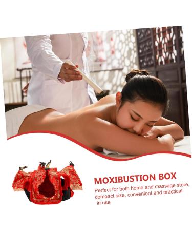 Minkissy Moxibustion Box Set - Moxa Burner Holder & Fabric Cover Accessories for Optimal Healing - International Shipping Available - Buy Online on GoSupps.com