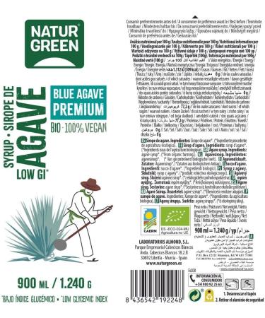 Naturgreen Organic Agave Syrup Doser 500g - Buy Online on GoSupps.com