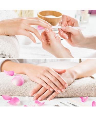 8-Piece 2-in-1 White Nail Pencil Set with Cuticle Pusher - DIY French Art Manicure Supplies - Buy Online on GoSupps.com